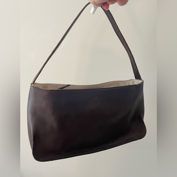 🇬🇧🇯🇵Y2K Margaret Howell Idea Japan Dark Chocolate Leather Minimalist Bag 13 x 6 - Picture 4 of 15